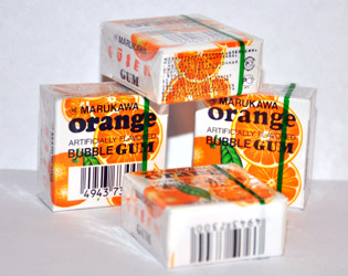 ЖЕВАТЕЛЬНАЯ РЕЗИНКА «MARUKAWA» 4 шара, 5,4 г
со вкусом АПЕЛЬСИНА ЖЕВАТЕЛЬНАЯ РЕЗИНКА «MARUKAWA» 4 шара, 5,4 г
со вкусом АПЕЛЬСИНА